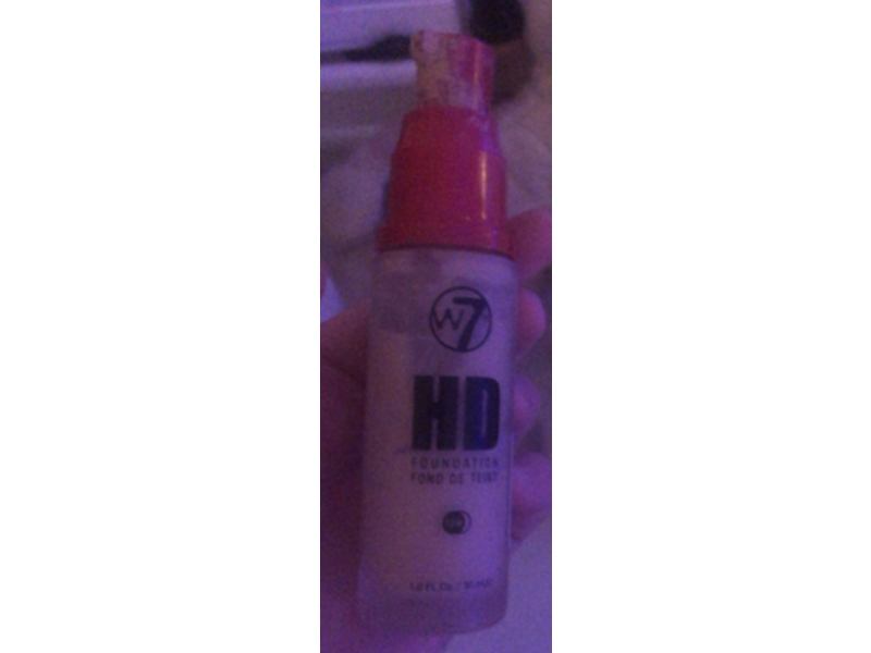 W7 HD Foundation, Sand Beige, 1.05 fl oz/30 mL