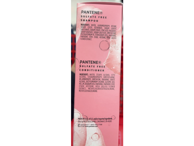 Pantene Nutrient Blends Miracle Moisture Boost Shampoo & Conditioner Set