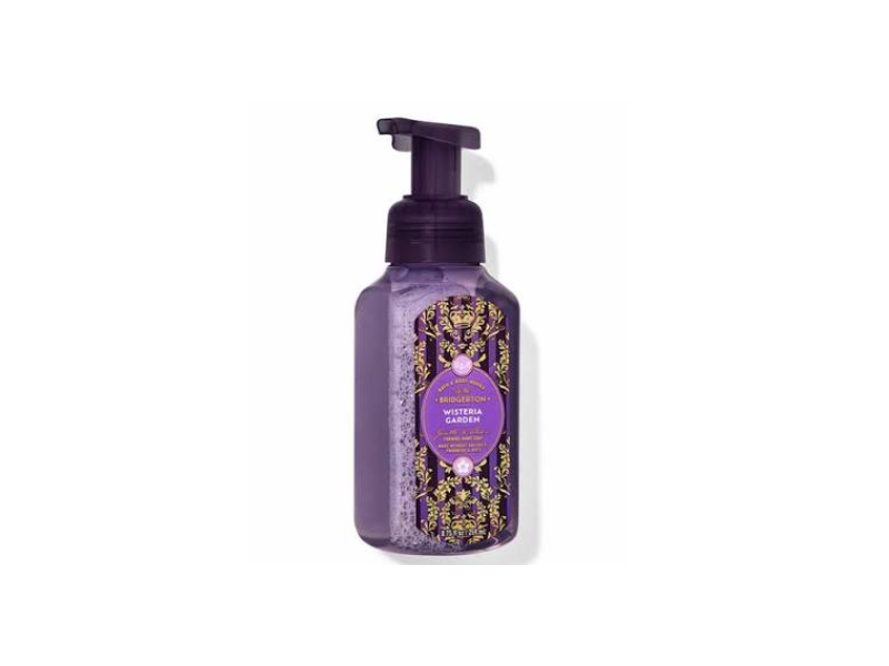 Bath & Body Works Bridgerton Gentle & Clean Foaming Hand Soap, Wisteria Garden, 8.75 fl oz/259 mL