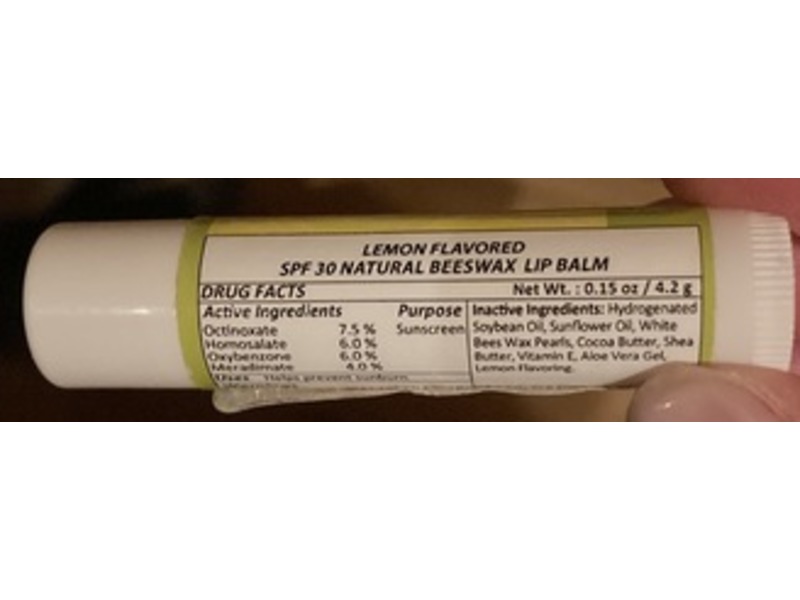 Jimmy's Ultra Dew Lip Moisturizer, SPF 30, Lemon, 0.15 oz/4.2 g