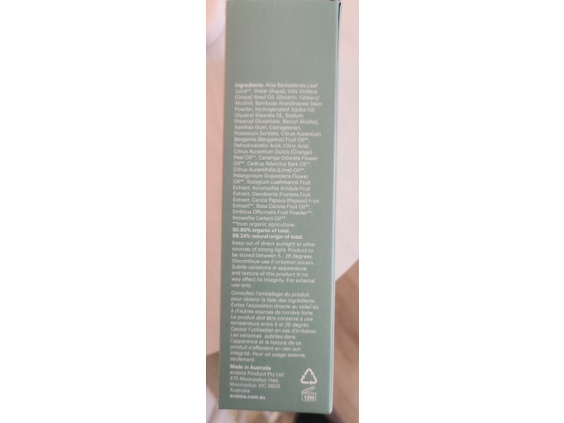 Endota Organics Daily Renewal Exfoliant, 3.0 fl oz/90 mL
