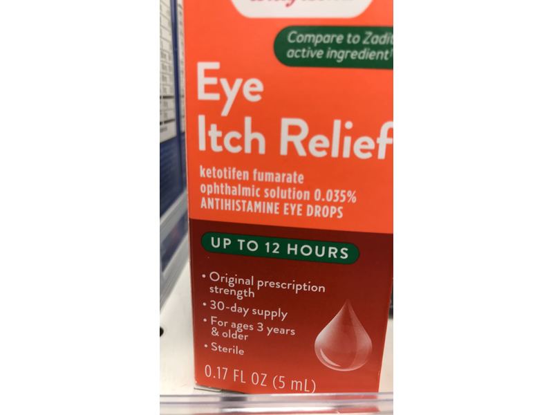 Walgreens Eye Itch Relief