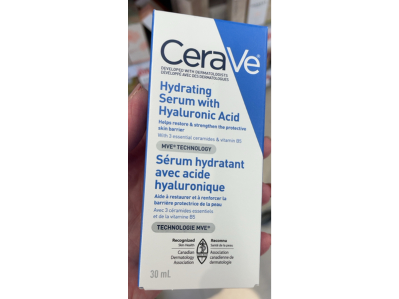 Cerave Hydrating Serum, Hyaluronic Acid, 30 mL