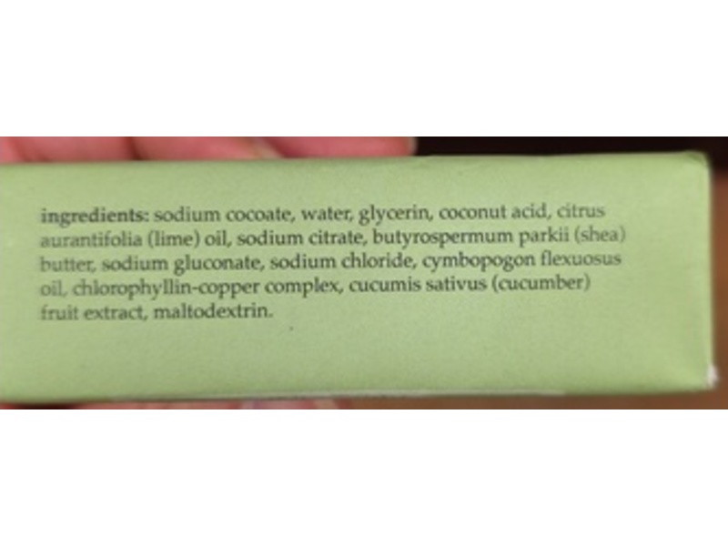 River Soap Company Body Bar, Cucumber Lime, 4.5 fl oz/127.5 g