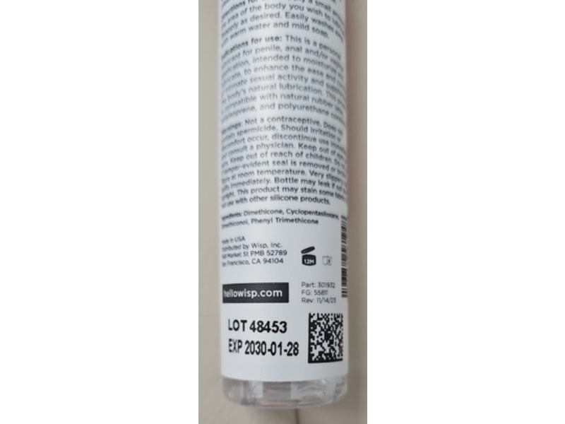 Wisp Original Harmonizing Lube, 1 fl oz/30 mL