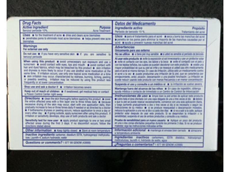 Asepxia Acne Treatment Cream, Benzyl Peroxide, 1 oz/28 g