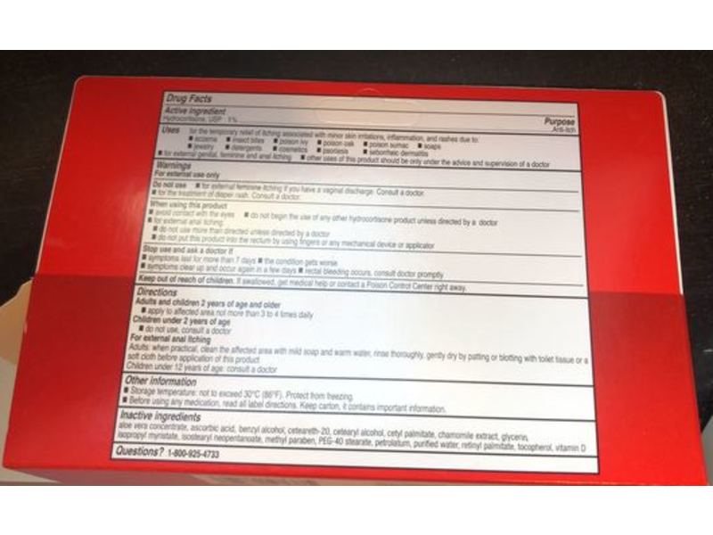 Walgreens Intensive Healing Hydrocortisone Cream, Anti-Itch Cream, 2 oz/56 g