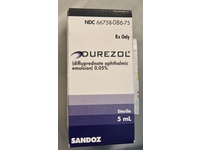 Durezol (difluprednate ophthalmic emulsion) 0.05%, 5 mL, Sandoz (Rx) - Image 3