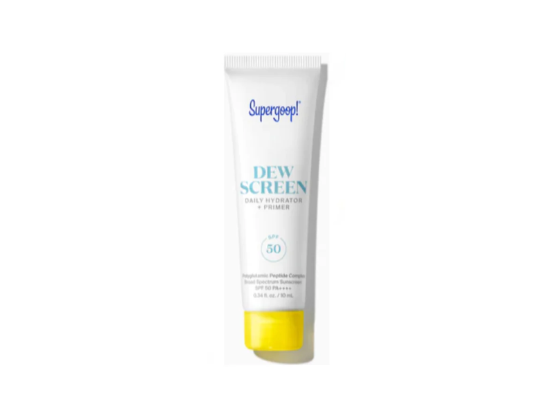 Supergoop! Dewscreen Daily Hydrator + Primer, SPF 50 PA++++, 0.34 fl oz/10 mL