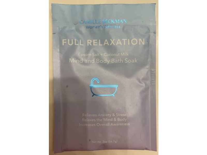 Camille Beckman Mind & Body Bath Soak, Full Relaxation, 2 oz/56.7 g