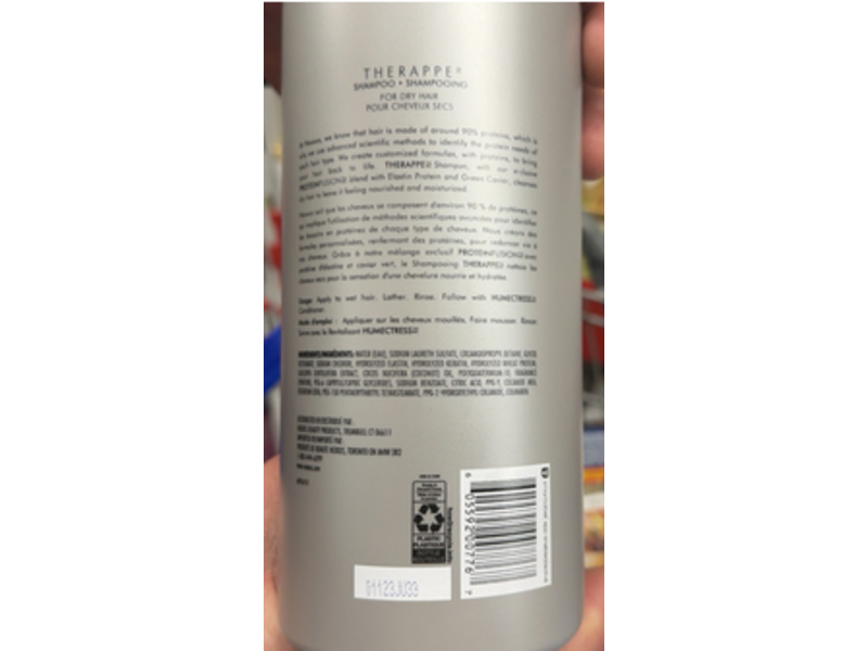 Nexxus Therappe Ultimate Moisture Shampoo,42 fl oz/1.24 L