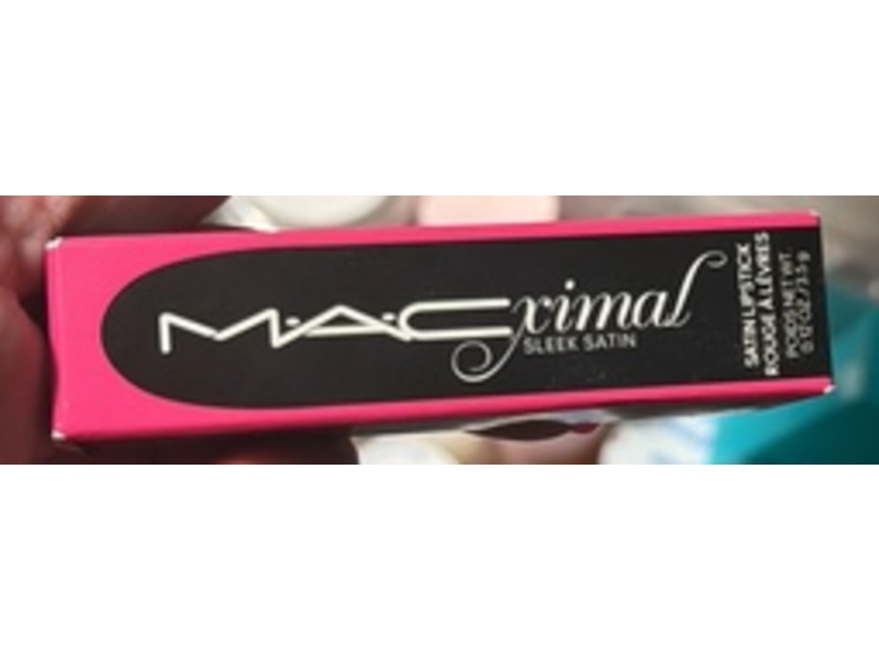 MAC M·A·Cximal Sleek Satin Lipstick, Popstar Pink, 0.12 oz/3.5 g