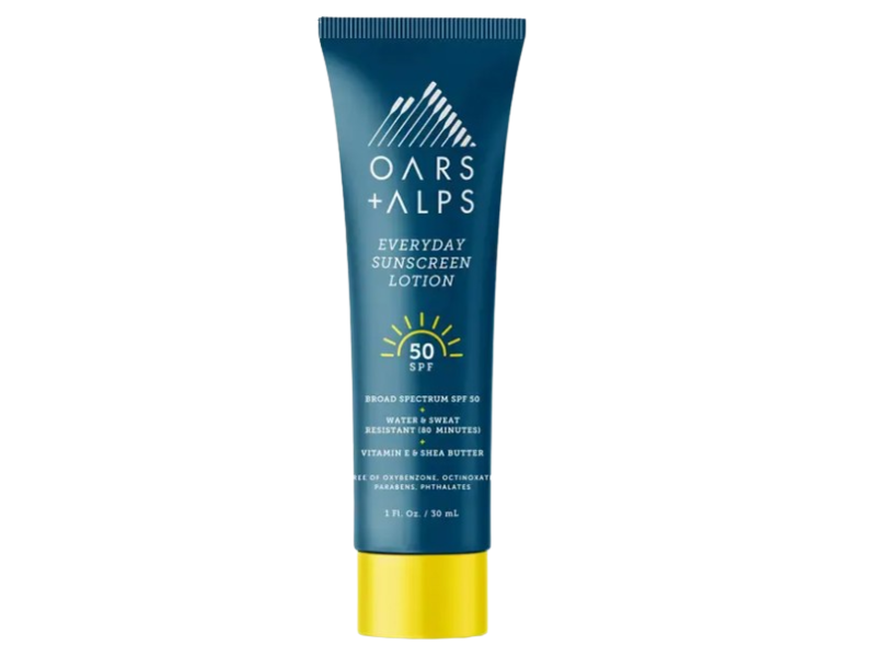 Oars + Alps Everyday Sunscreen Lotion, SPF 50, 1 fl oz/30 mL