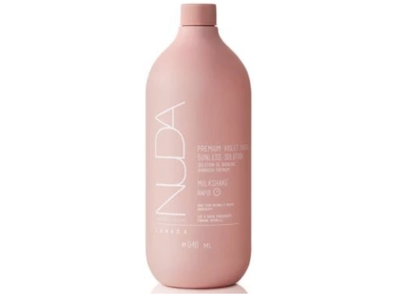 Nuda Premium Violet Based Sunless Solution, Milkshake Rapid, 946 mL