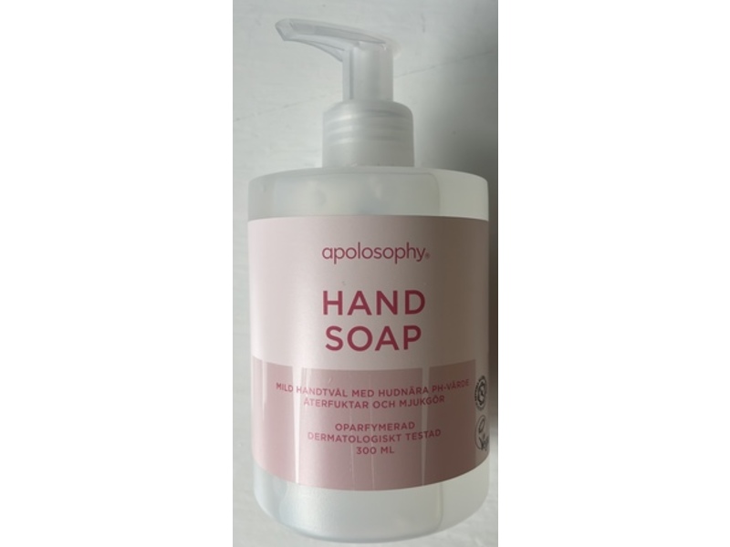 Apotek Apolosophy Hand Soap, Unscented, 300 mL