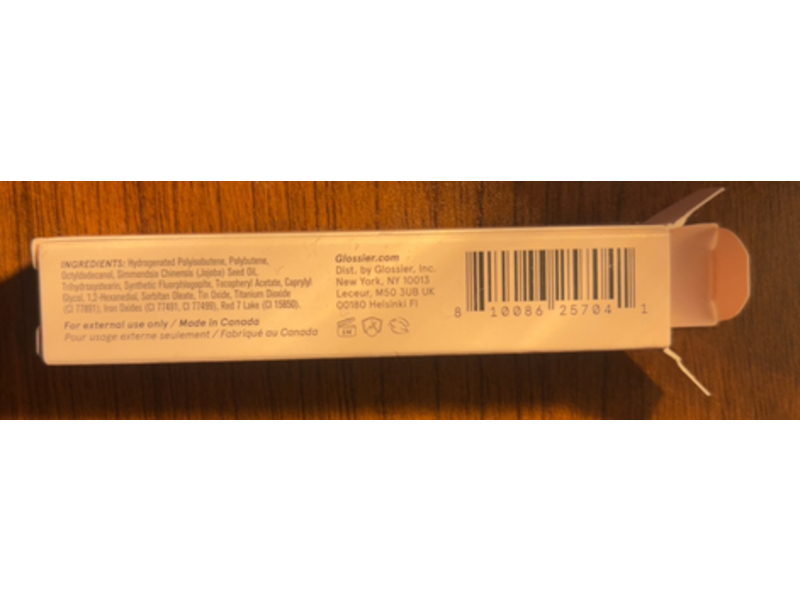 Glossier Lip Gloss, Pink Rose, 0.14 fl oz/4.2 mL