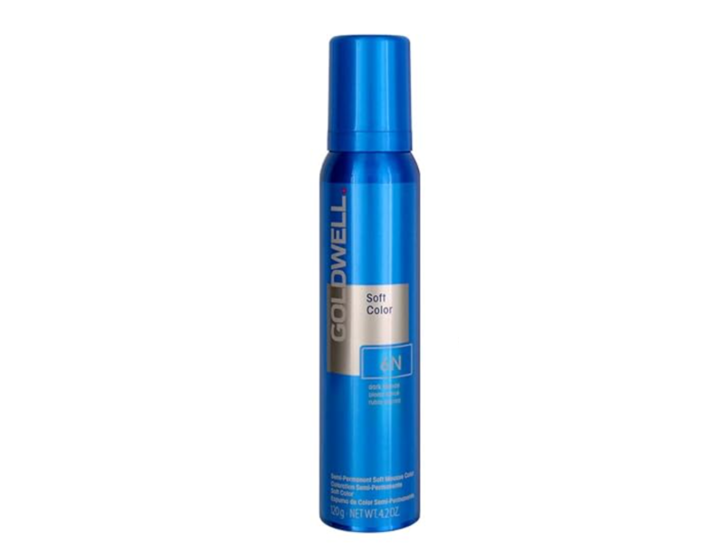 Goldwell Semi-Permanent Soft Mousse Color, 6N, 4.2 oz/120 g