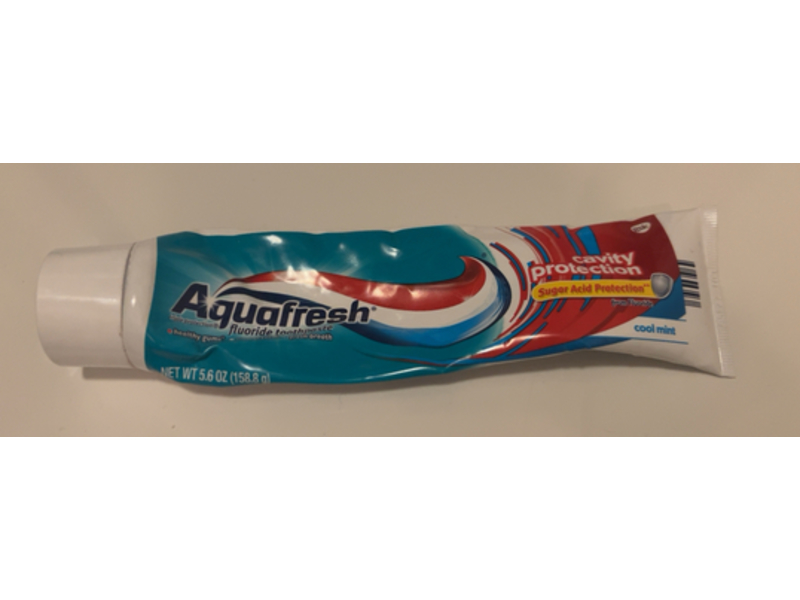 Aquafresh Cavity Protection Fluoride Toothpaste, Sugar Acid Protection, 5.6 oz/158.8 g, Pack of 5