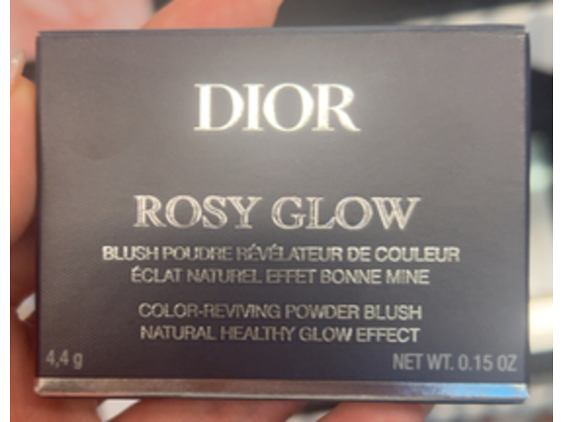 Dior Rosy Glow Natural Healthy Glow Effect Color - Reviving Powder Blush, 006 Berry, 0.15 oz/4.4 g