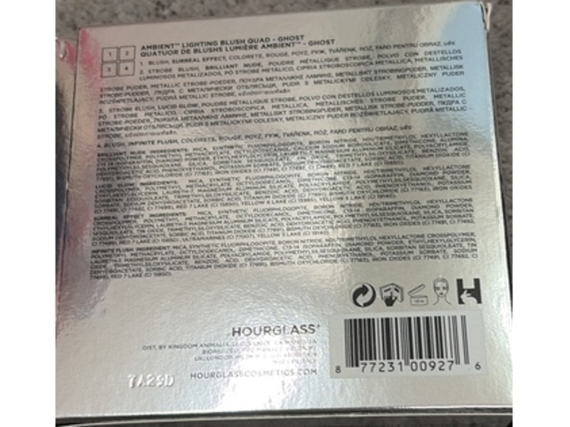 Hourglass Ambient Lighting Blush Quad, Ghost, 0.04 fl oz/1.4 g