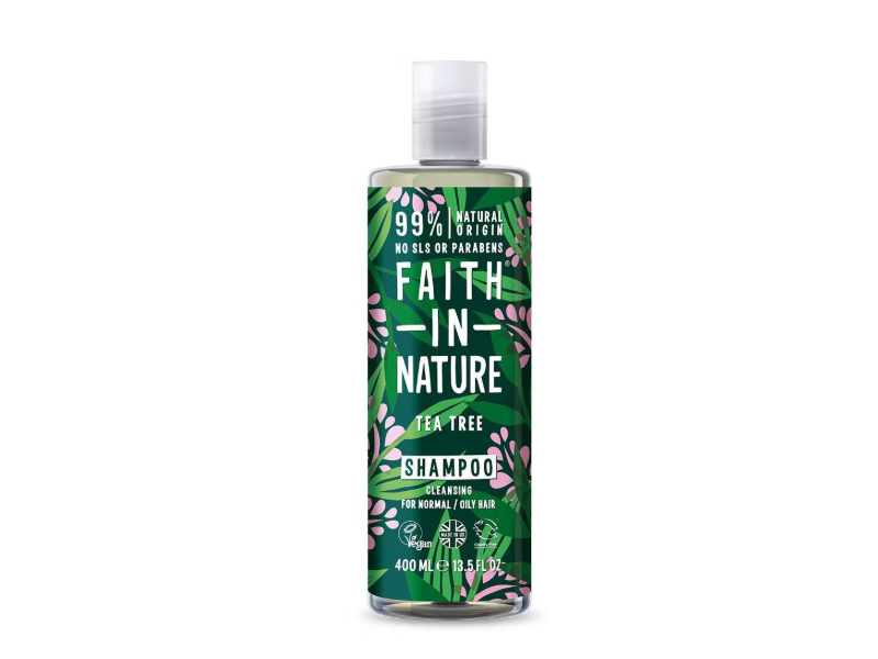 Faith In Nature Shampoo, Tea Tree, 13.5 fl oz/400 mL