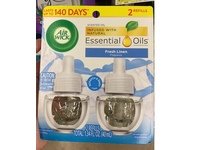 Air Wick Plug In Scented Oil Refill, Fresh Linen, 1.34 fl oz/40 mL, 2 Count - thumbnail 2