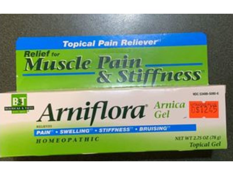 Boericke & Tafel Arniflora Arnica Gel, Homeopathic, 2.75 oz