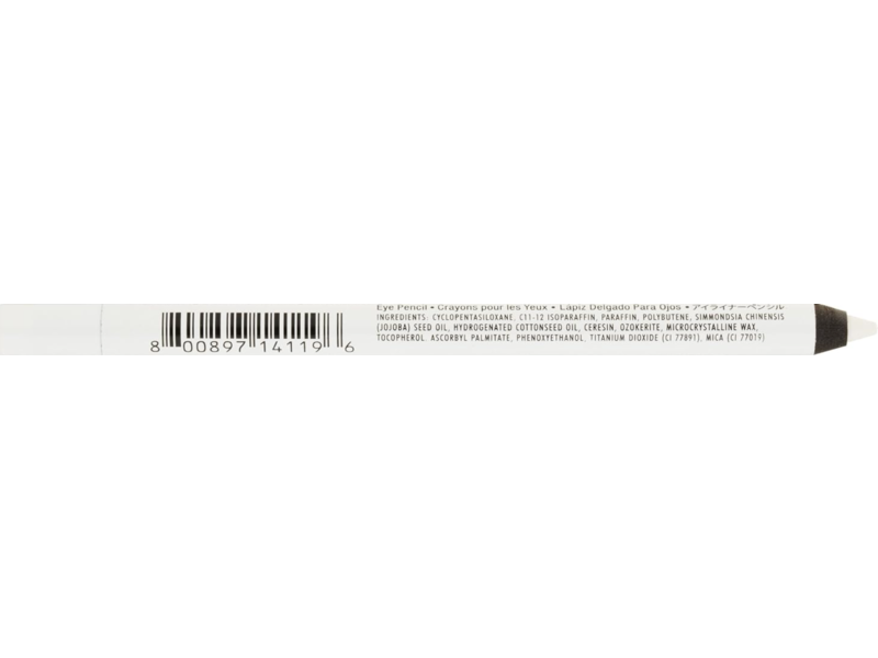 NYX Professional Makeup Slide On Pencil, Pure White, 0.04 oz/1.1 g