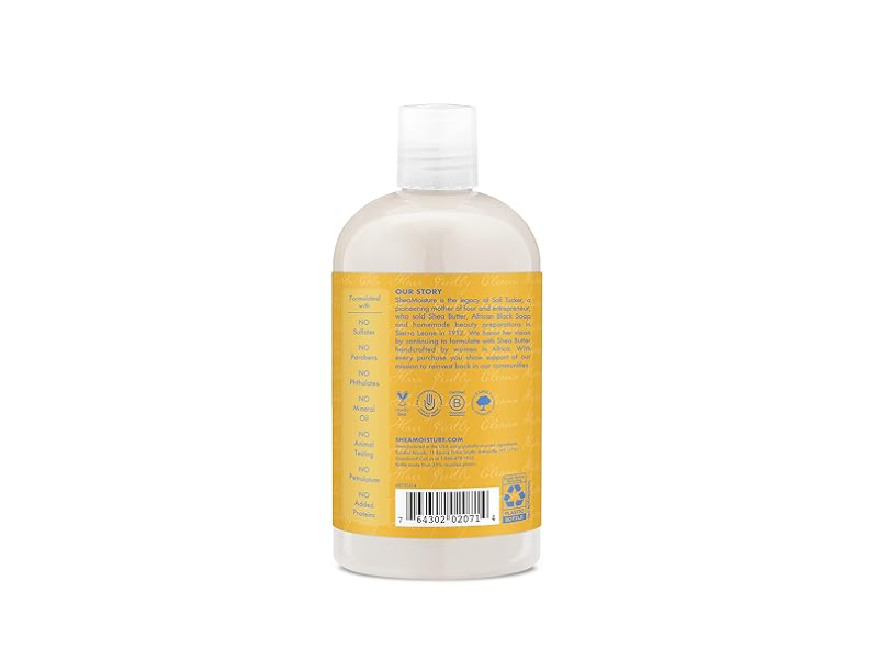 Shea Moisture Low Porosity Weightless Hydrating Shampoo, Grapeseed Oil & Tea Tree Oils, 13 fl oz/384 mL