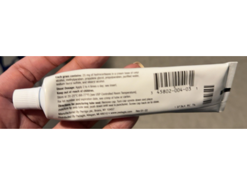 Hydrocortisone Cream 2.5%, 28 g, Padagis (Rx)