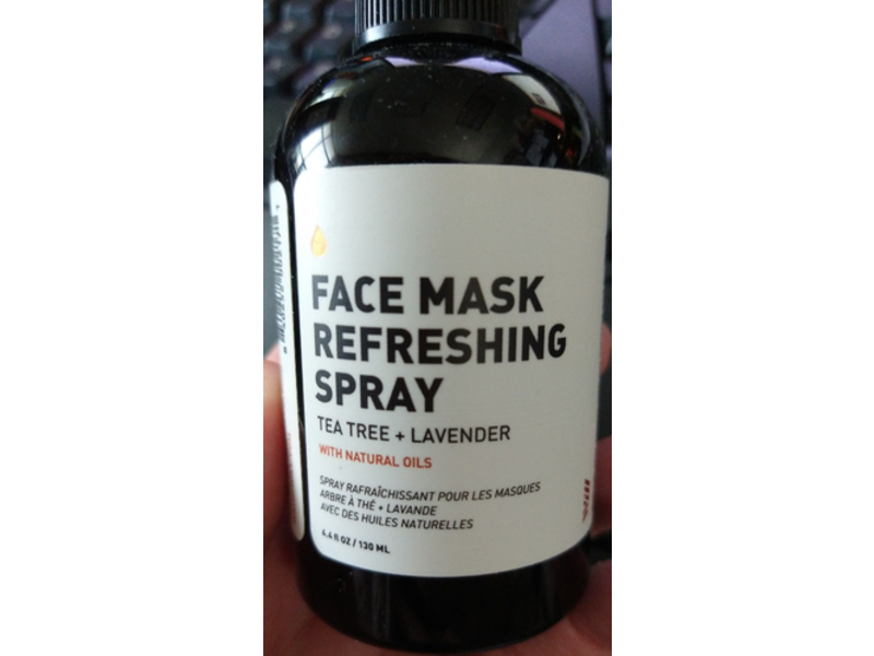 Way Of Will Face Mask Refreshing Spray, Tea Tree + Lavender, 4.4 fl oz/130 ml