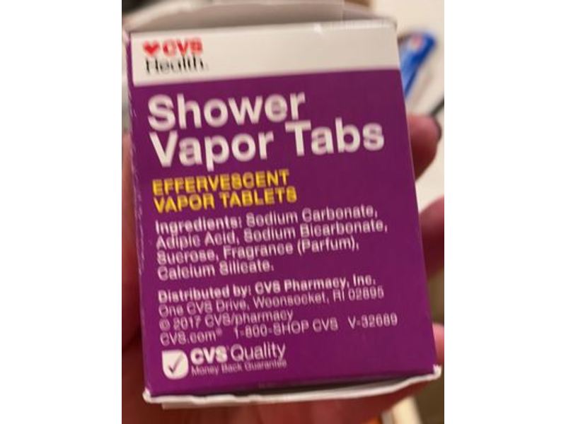CVS Health Shower Vapor Tabs, Lavender Scented, 3 Tablets