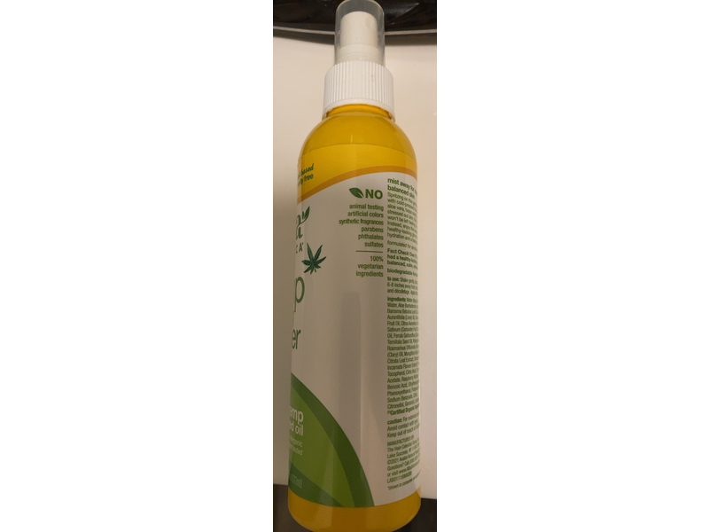 Alba Botanica Hemp Balancing Toner, Hemp Seed Oil, 6 fl oz/177 mL