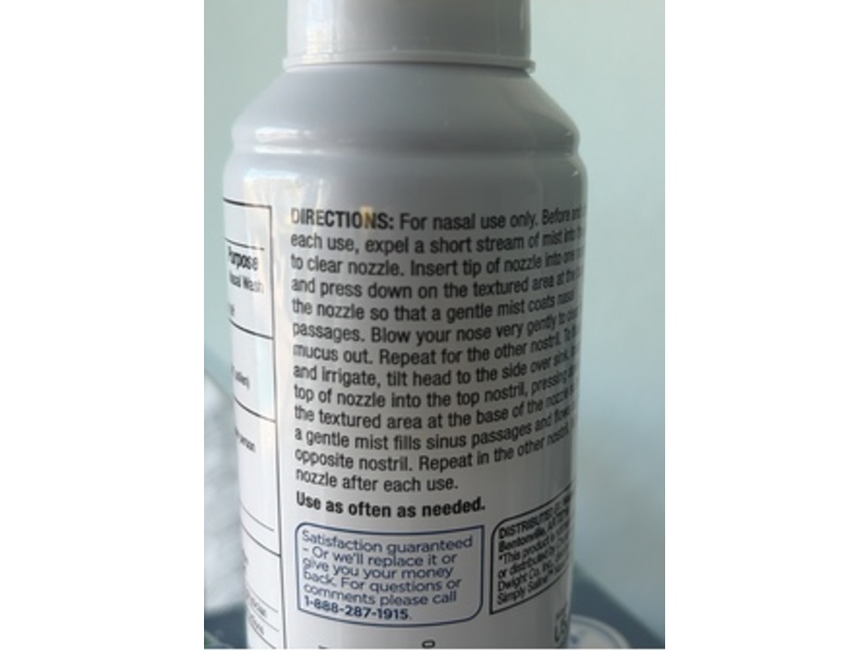 Equate Sterile Saline Nasal Mist, 4.5 oz/127 g