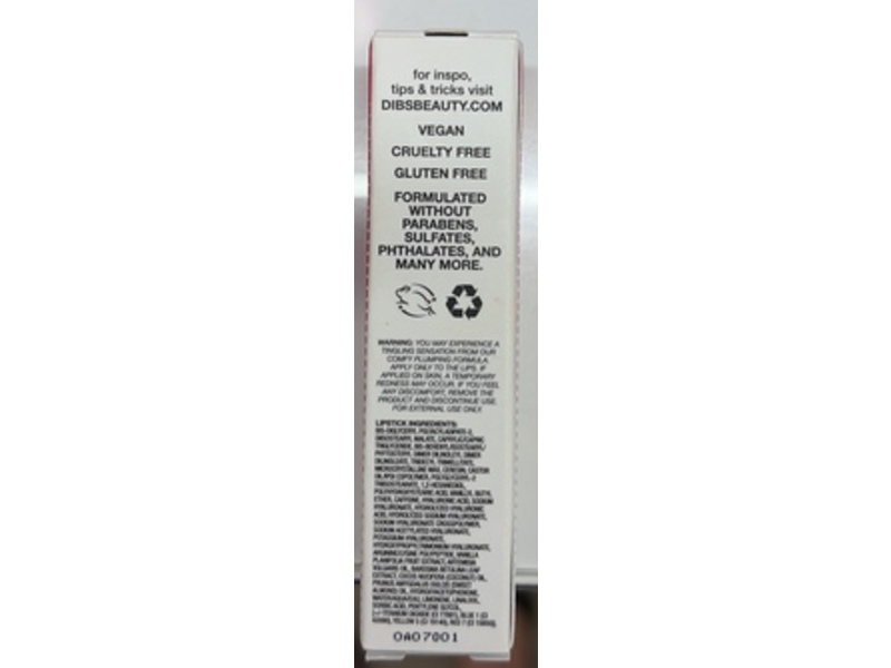 Dibs Jam Jam Lip Plumping Lipstick Melt, Jam Sesh, 0.08 oz/2.5 g