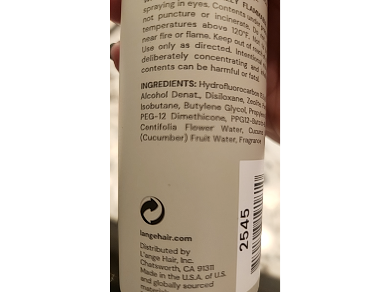 L'ange Deja Vu Dry Shampoo, 3 oz/85 g