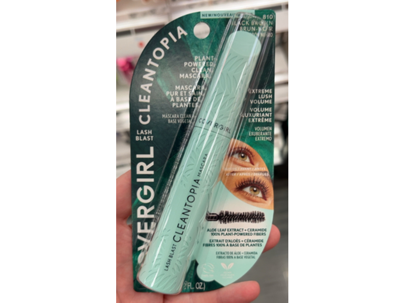 Covergirl Lash Blast Cleantopia Mascara, Black Brown 810, 0.32 fl oz