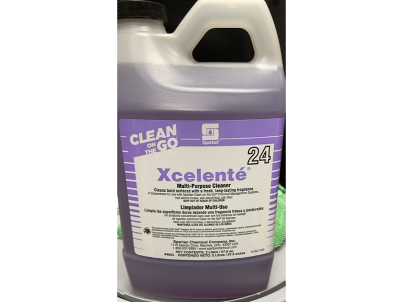 Spartan Multi Purpose Cleaner, Xcelente, 67.6 oz/2 L