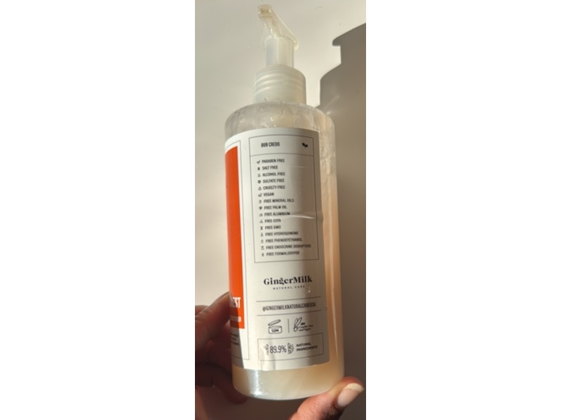 Ginger Milk Leave-In Conditioner, Be Honest, 8.5 oz/280 mL