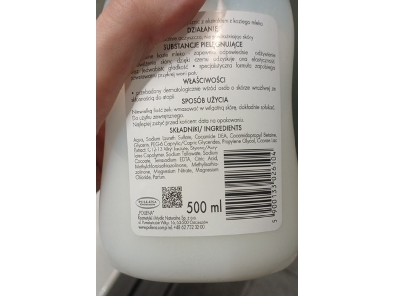 Bialy Jelen Goat Milk Moisturizing Shower Gel, 500 mL