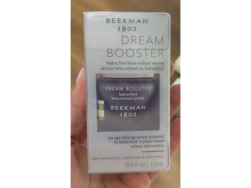 Beekman 1802 Dream Booster Bakuchiol Beta-Retinol Serum, 0.5 fl oz/15 mL