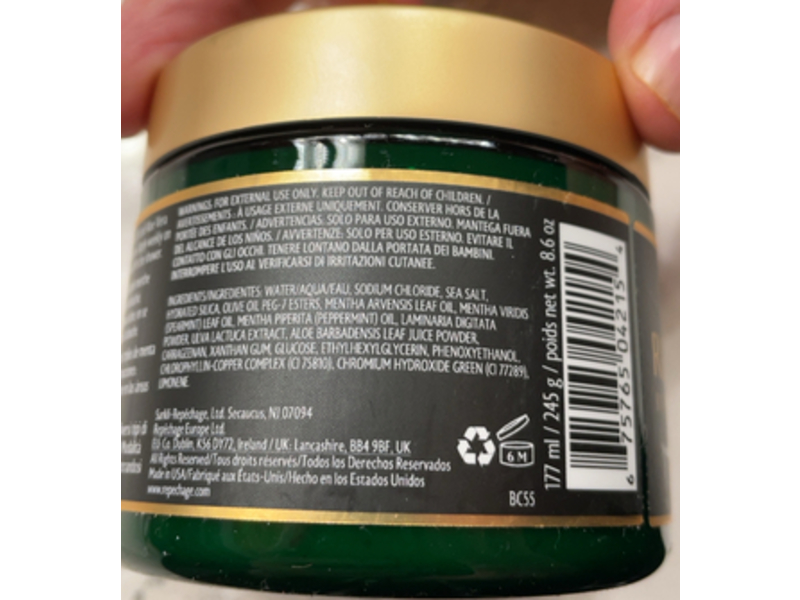 Repechage Vita Cura Glow Body Exfoliator, Sea Spa, 8.6 oz/177 mL