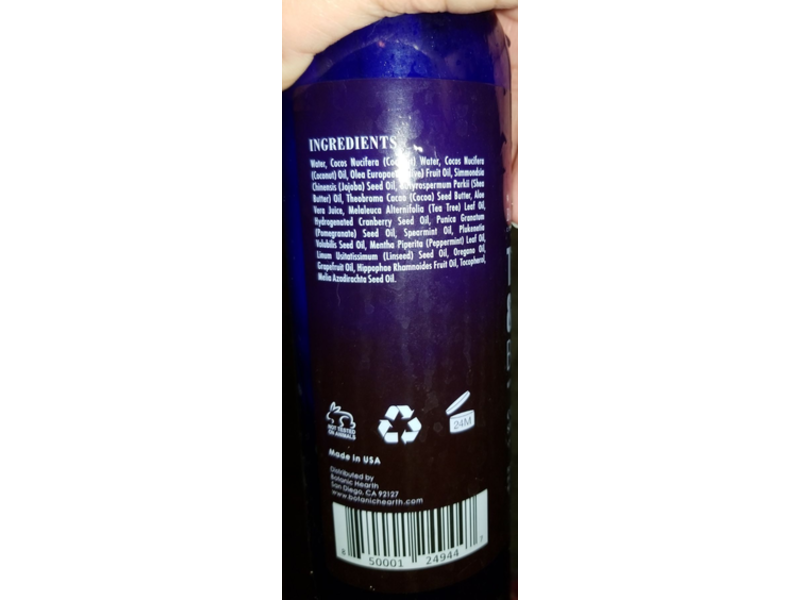 Botanic Hearth Body Wash, Tea Tree & Mint, 16 fl oz/473 mL