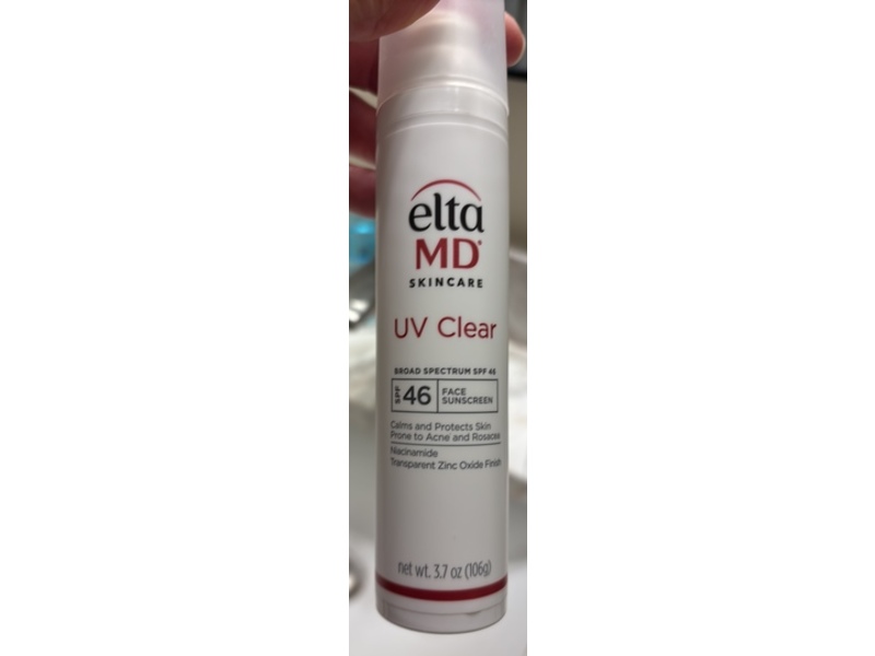 EltaMD Skincare UV Clear Face Sunscreen, SPF 46, 3.7 oz/106 g