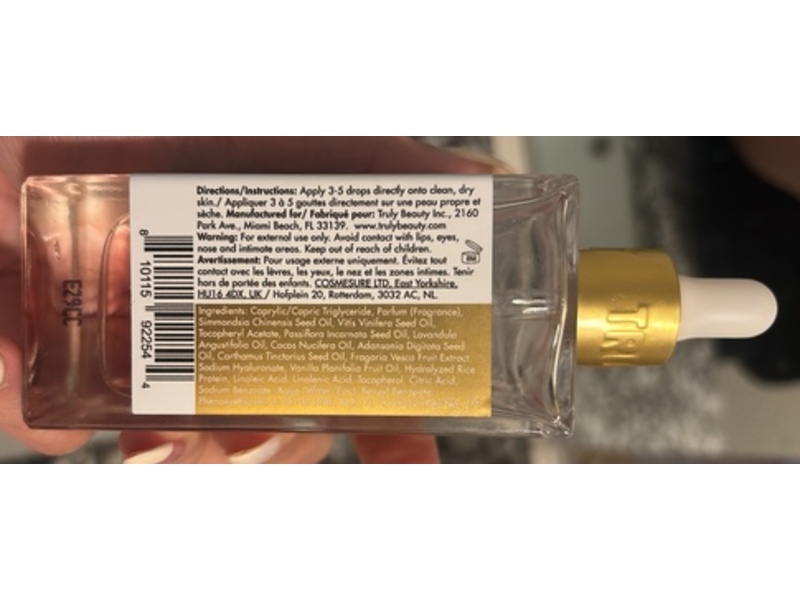 Truly Soft Serve After Shave Oil, Peptides + Strawberry + Vanilla + Hyaluronic Acid & Multi-Oil Boost, 3.1 fl oz/90 mL