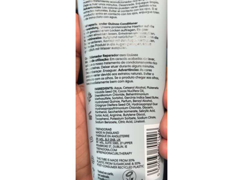 Trepadora Quinoa Repair Deep Conditioner, 8.5 fl oz/250 mL