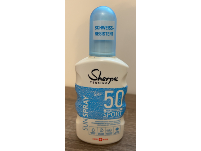 Sherpa Tensing Sun Spray Sport, SPF 50, 175 mL