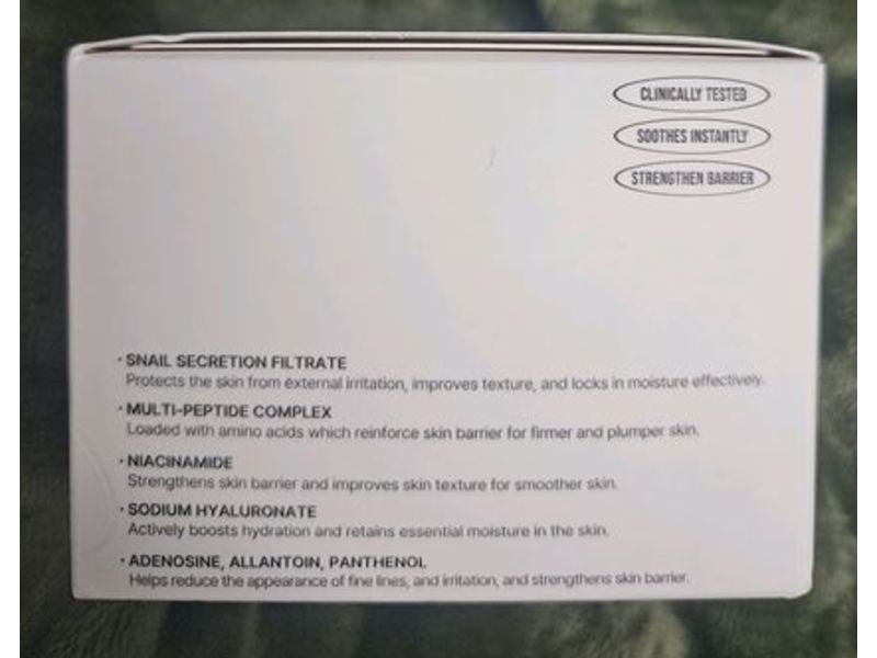 Jumiso Snail Mucin 88 + Peptide Facial Cream, 3.38 fl oz/100 mL