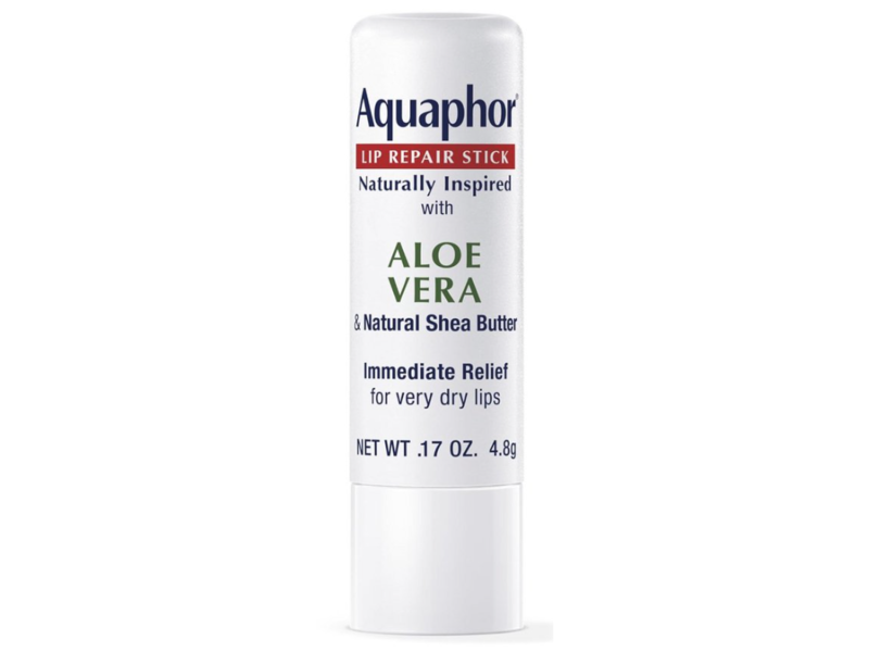 Aquaphor Lip Repair Stick, Aloe Vera & Shea Butter, 0.17oz/4.8 g, Pack of 2