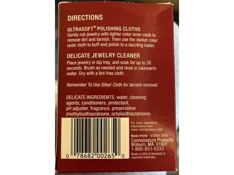 Connoisseurs All Purpose Jewelry Cleaning Kit